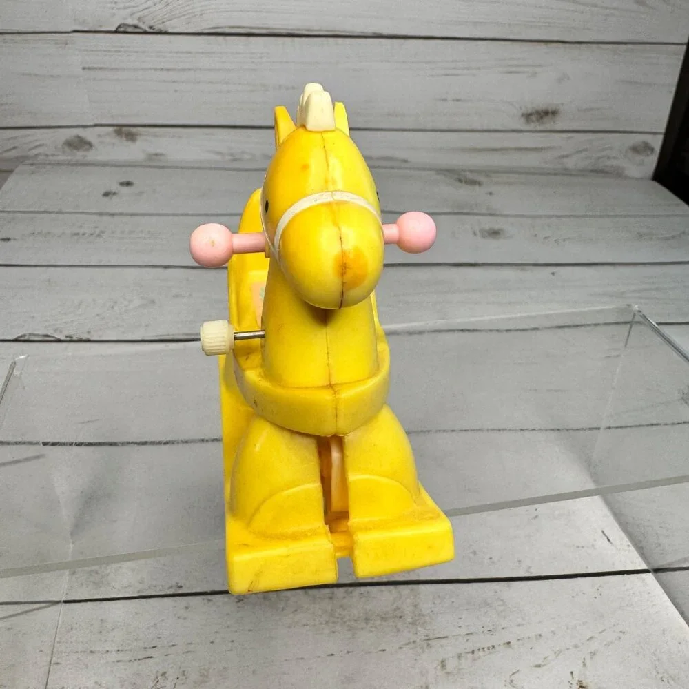 Tomy Cabbage Patch Kids Wind-Up Toy Lot‎ of 5 Rocking Horse Swing Cradle Figures